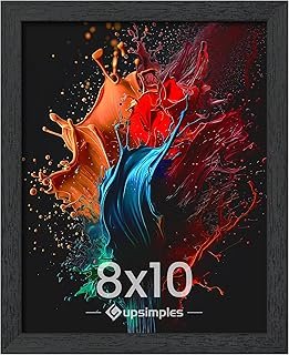 8x10 Picture Frame, Wall Gallery Photo Frames with Engineered Wood, Black 1 Pack